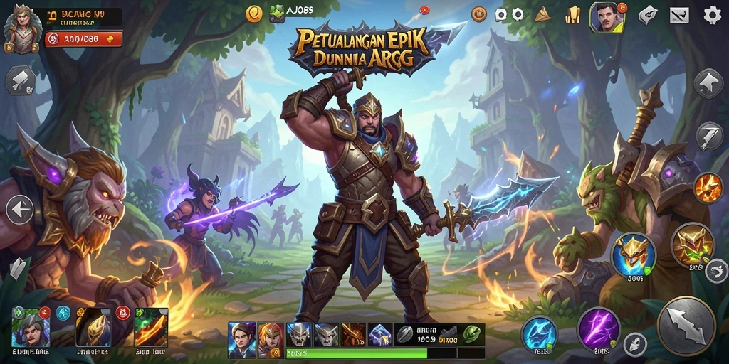 Tampilan aksi seru dalam gameplay AJO89 yang memikat.