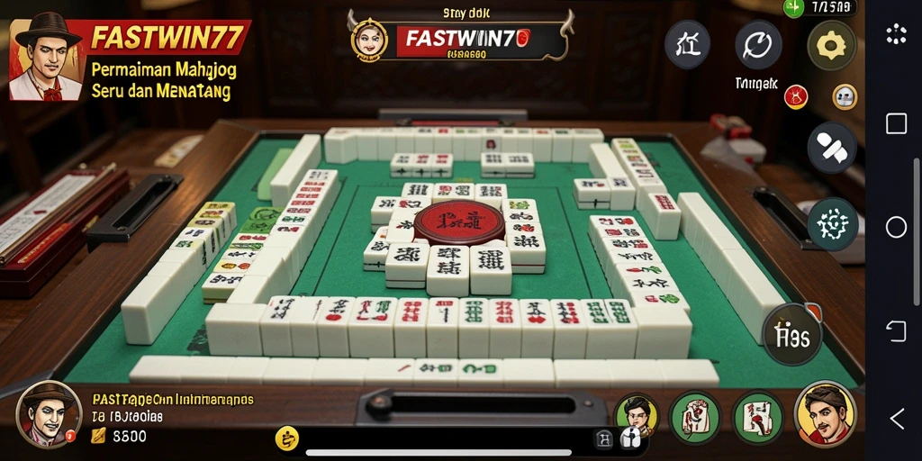 Tampilan asyik dari game Mahjong FASTWIN77 yang menantang.
