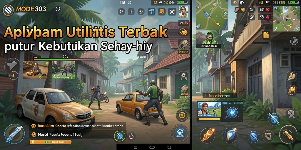 Tampilan antarmuka MODE303 yang ramah pengguna dan modern.