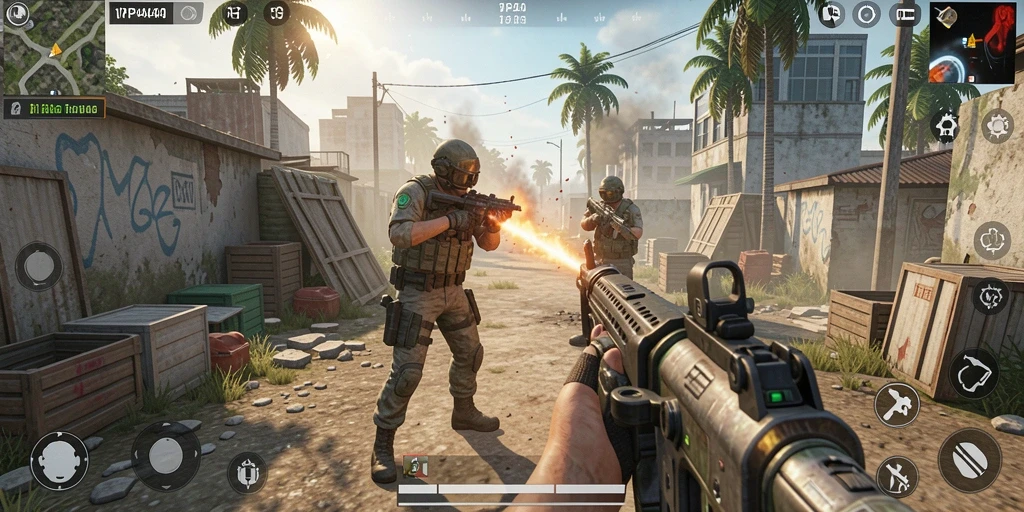 Gameplay mendebarkan di PP444 dengan grafis yang menakjubkan.