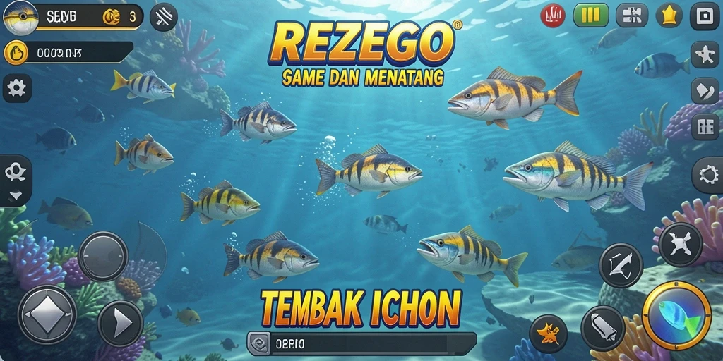 Gameplay seru menembak ikan di REZEGO.