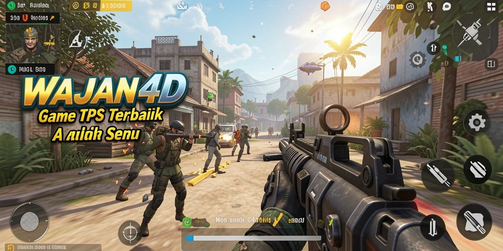 Tampilan menegangkan dari gameplay WAJAN4D yang seru.