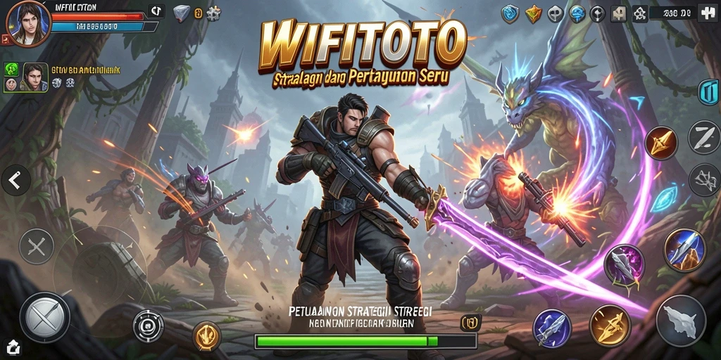 Tampilan menakjubkan dari gameplay strategis di WIFITOTO.