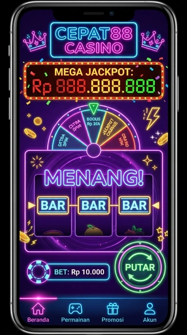 Antarmuka pengguna cepat88 yang bersih dan mudah digunakan.
